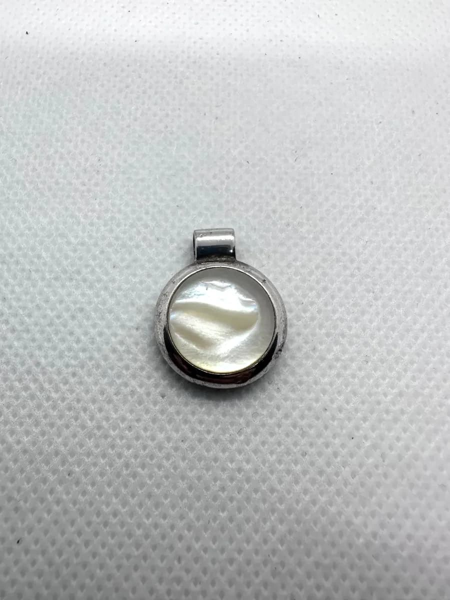 Sterling Silver Mother-of-Pearl Pendant