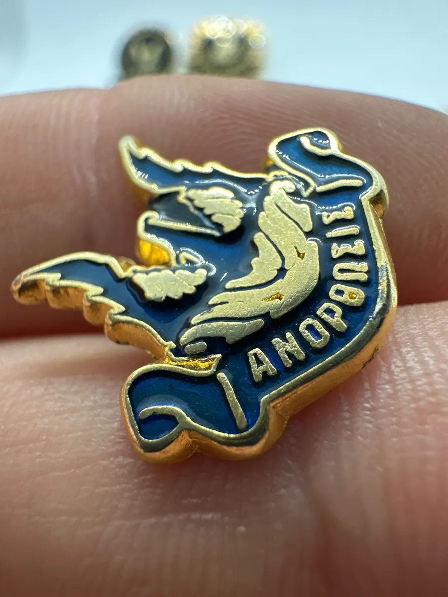 Vintage Anorthosis Famagusta FC Phoenix Enamel Pin Badge, Cyprus Football Club