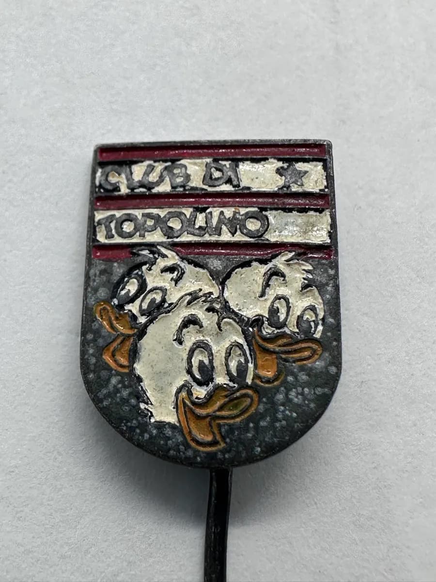 Vintage Club di Topolino Disney Member Stick Pin, Huey Dewey and Louie, Bertoni Milano